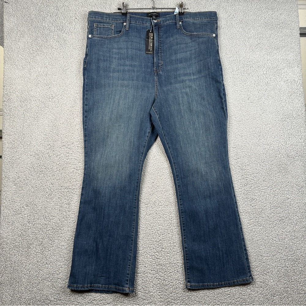 Banana Republic Jeans Womens Size‎ 35/20T Medium Wash Cropped Bootcut High Rise